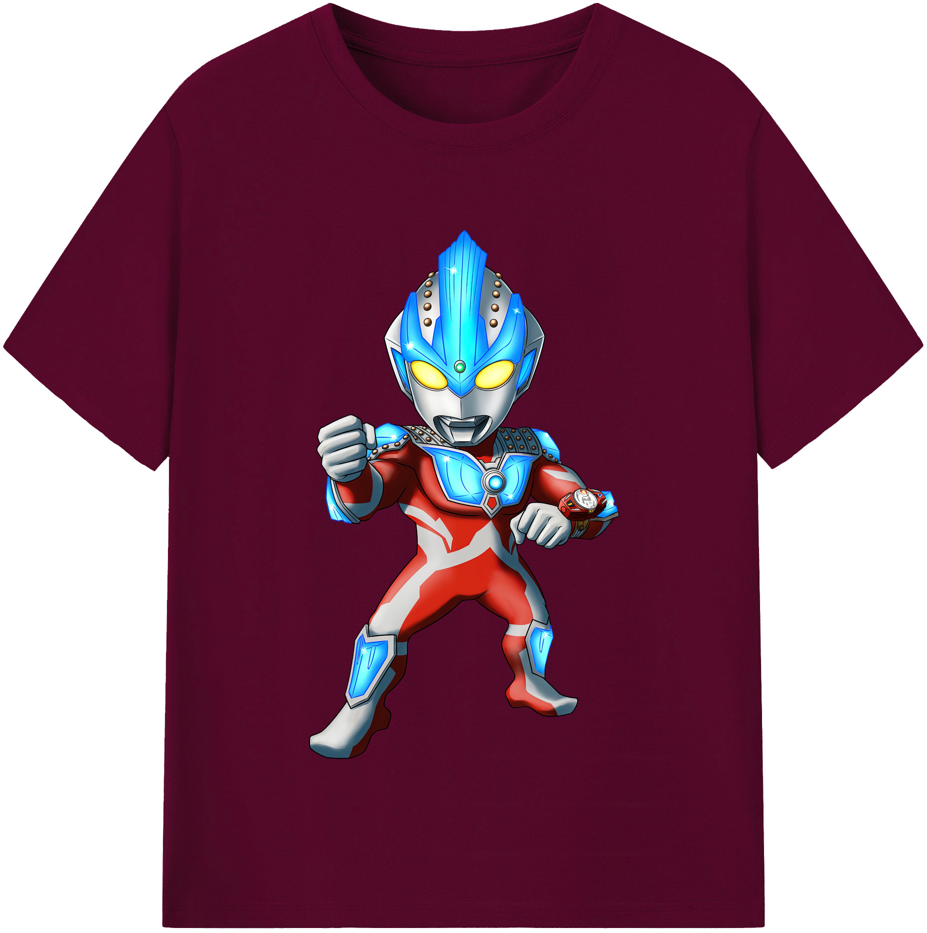 （画像用） ウルトラマン Ultraman レディースカジュアルプリントTシャツ（綿100％）
